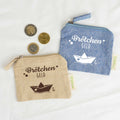 Kleingeldtasche „Brötchengeld“ Boot