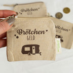 Kleingeldtasche „Brötchengeld“ Camping