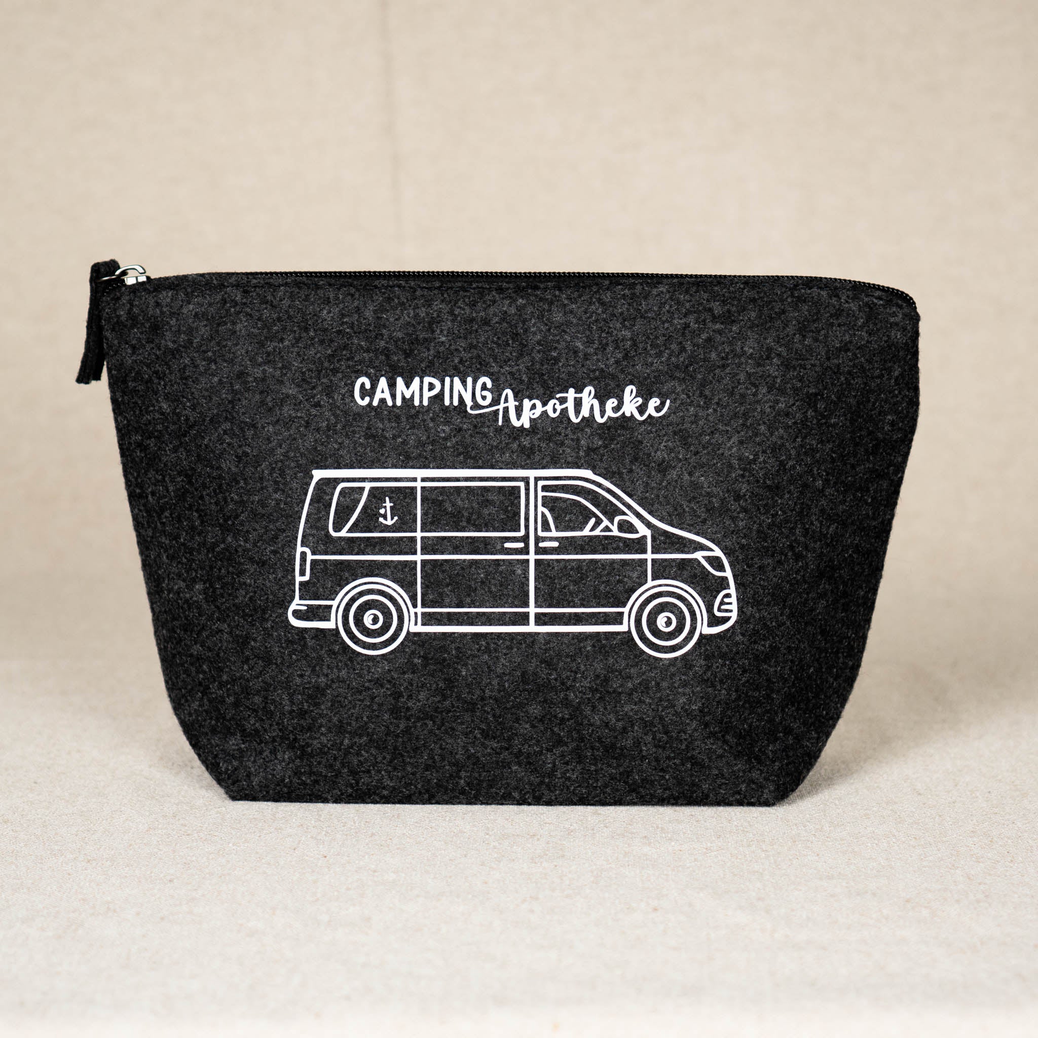 Filztasche „Campingapotheke Wohnmobil“