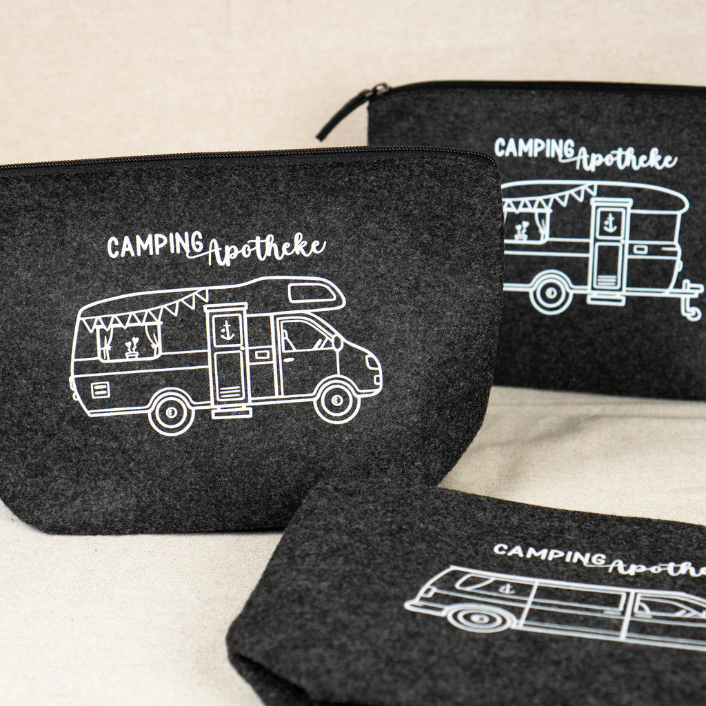 Filztasche „Campingapotheke Van“