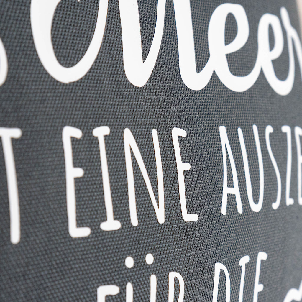 Kissenhülle „Das Meer ist eine Auszeit für die Seele“