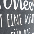 Kissenhülle „Das Meer ist eine Auszeit für die Seele“