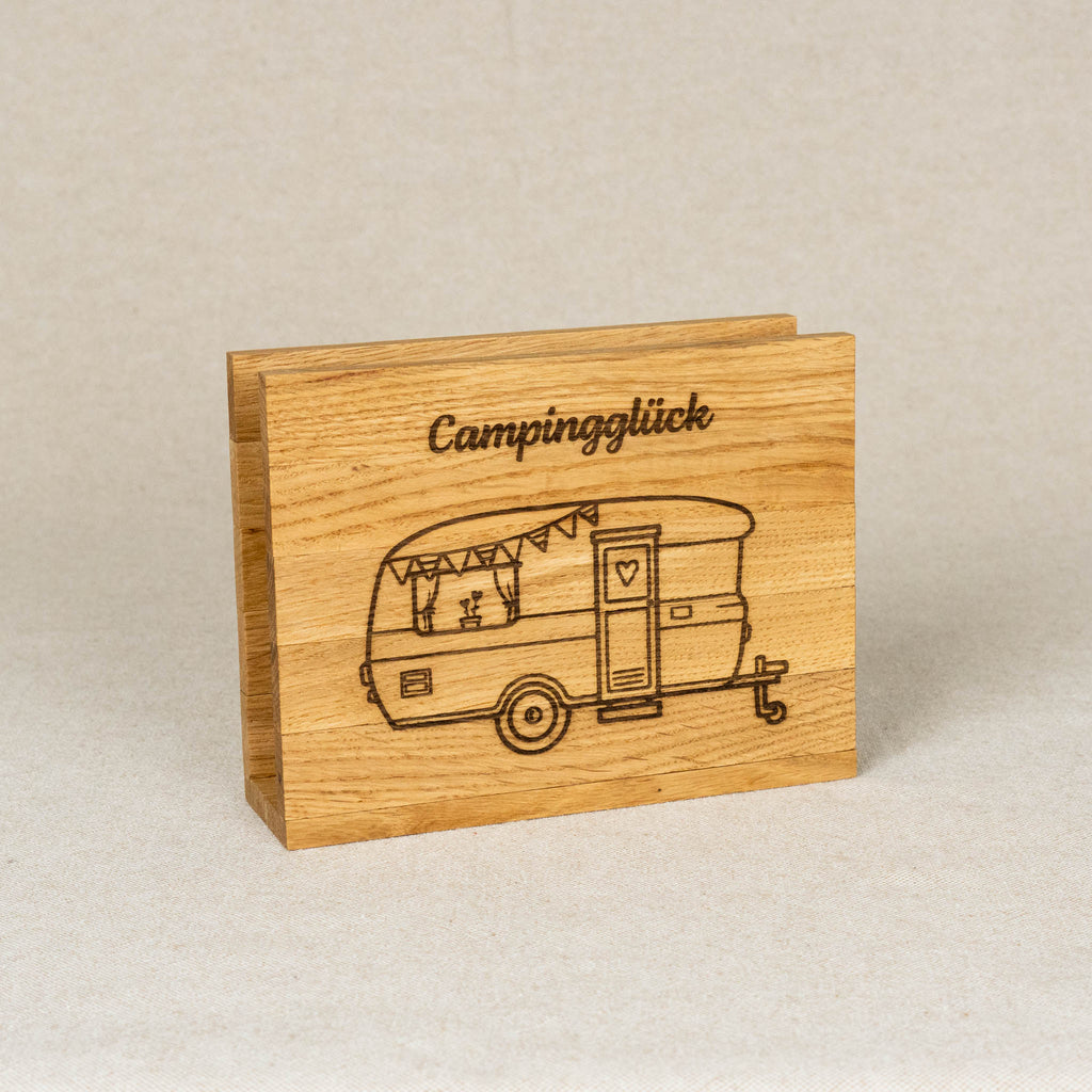 Serviettenhalter "Campingglück" Wohnwagen