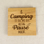 Topfuntersetzer Camping